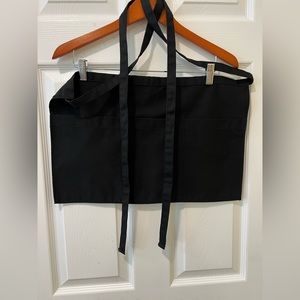 Barco Waiter/Waitress Black 3-Pocket Uniform TieApron Pre-Owned Great Condition